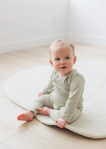 Ribbed Suspender | Pistachio - Mila & Co.