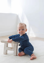 Ribbed Bodysuit | Navy - Mila & Co.