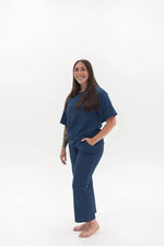Adult Ribbed Lounge Set | Navy - Mila & Co.