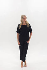 Adult Ribbed Lounge Set | Black - Mila & Co.