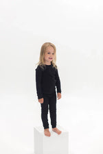 Ribbed Lounge Set | Black - Mila & Co.