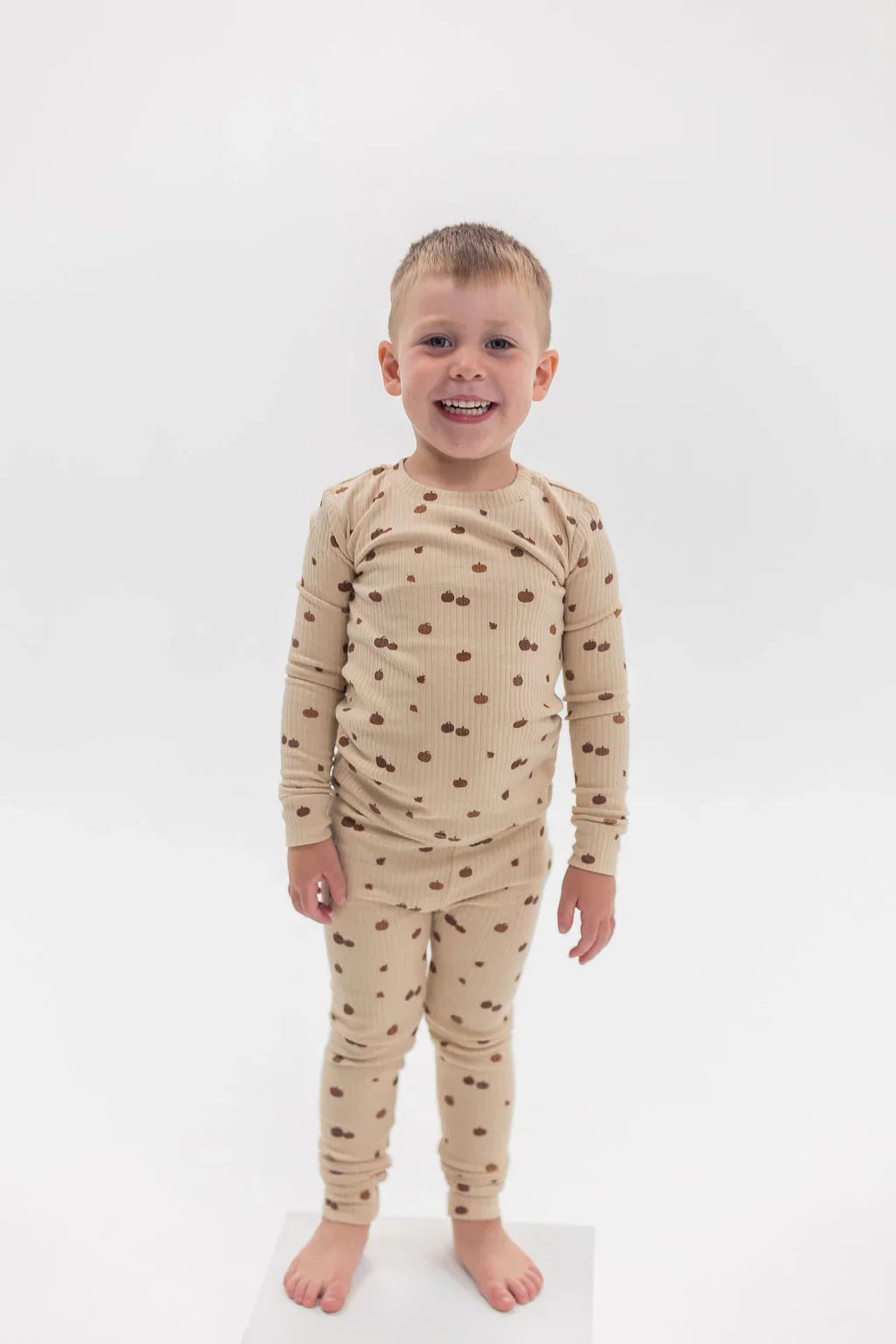 Ribbed Lounge Set | Pumpkin - Mila & Co.