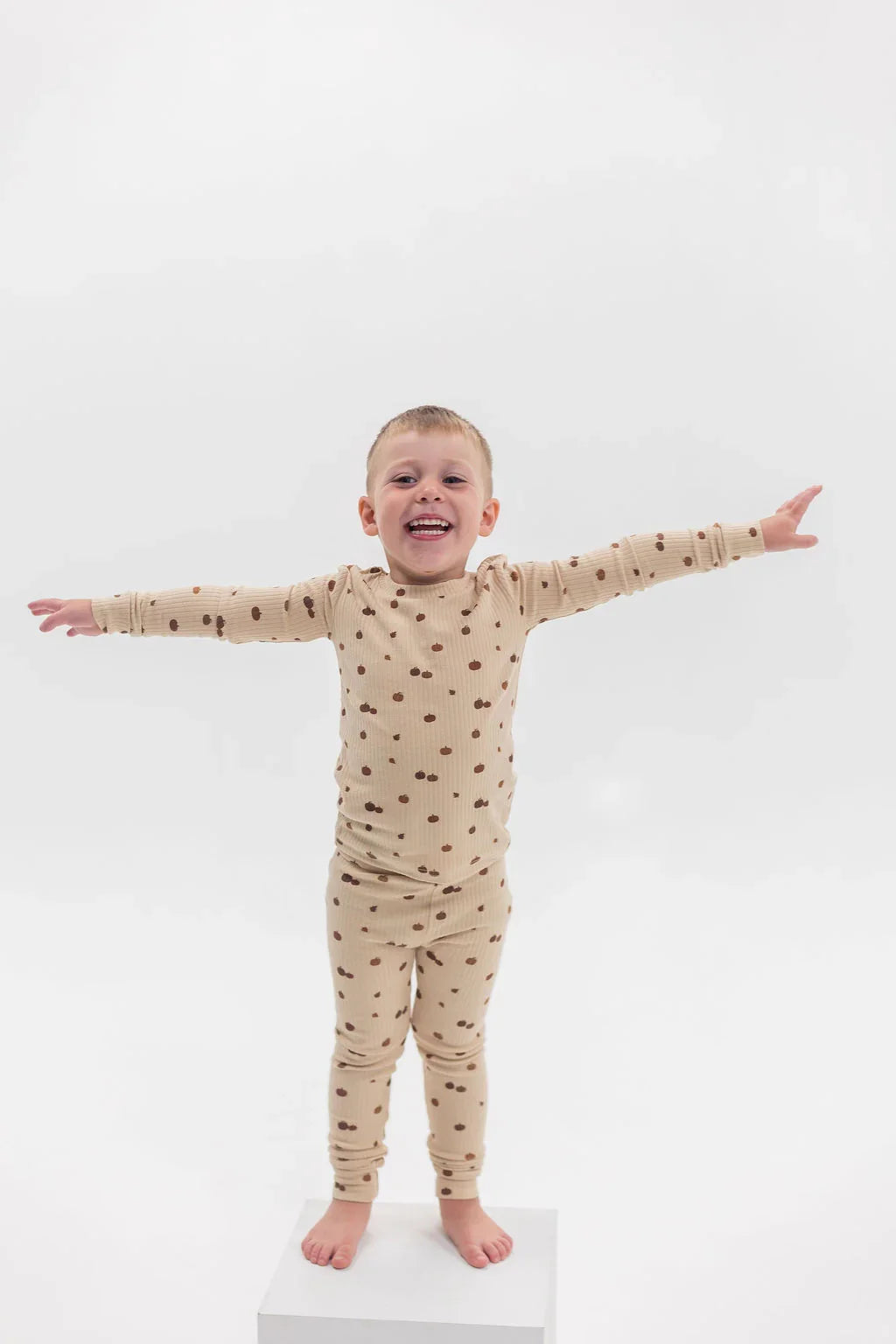 Ribbed Lounge Set | Pumpkin - Mila & Co.