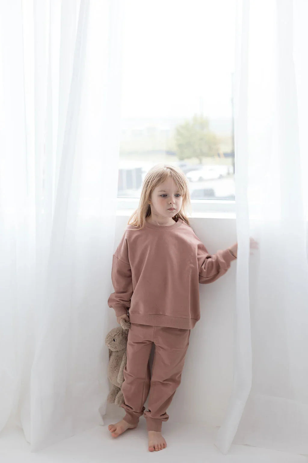 Sweatshirt & Jogger Set | Rose - Mila & Co.