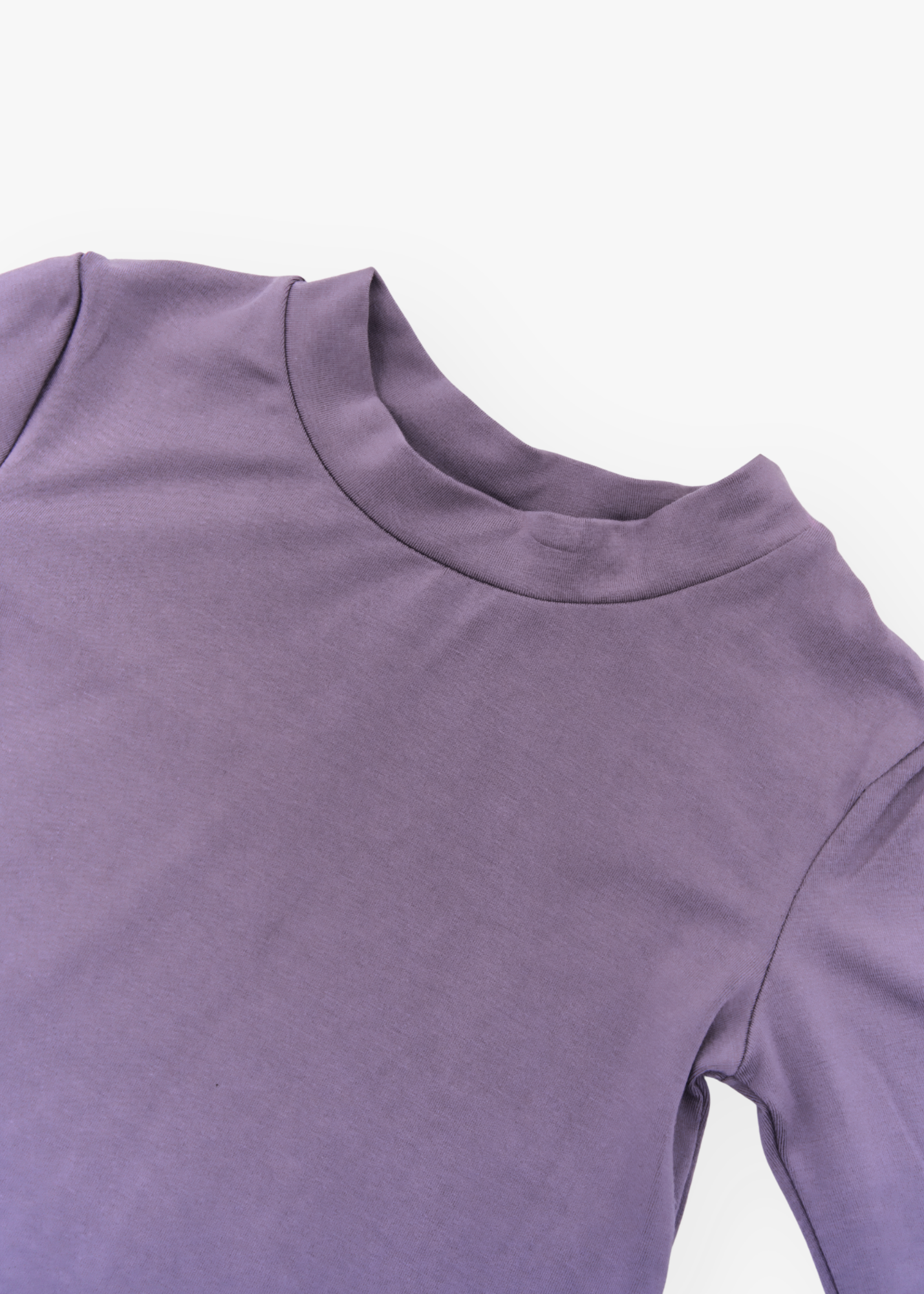 Milana Label kids long sleeve set in Wild Mulberry, a grey purple fabric.