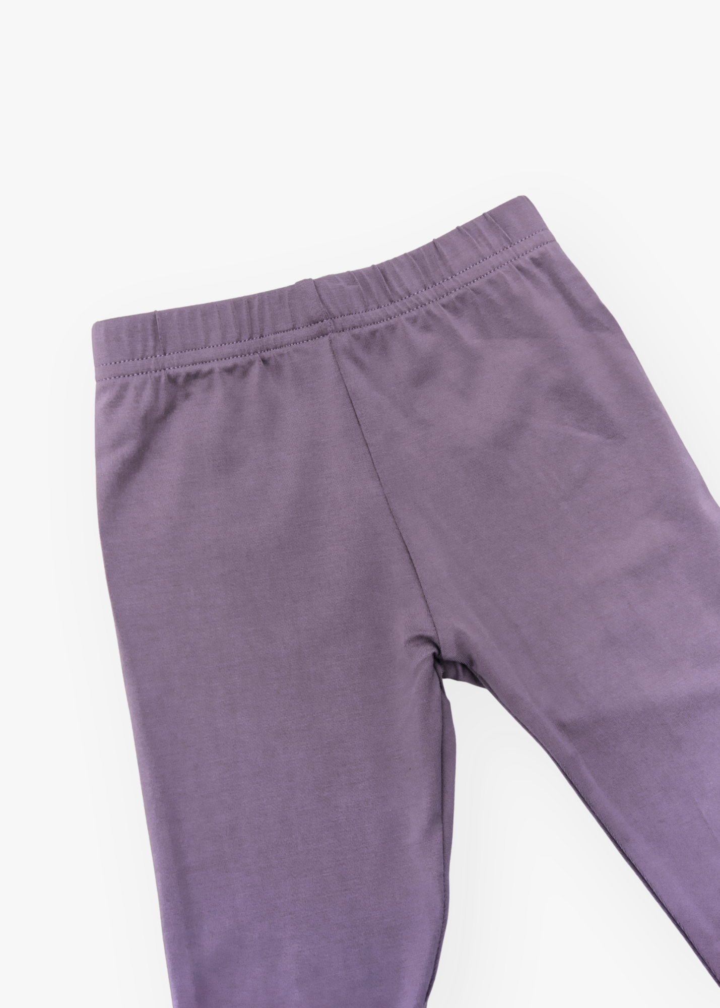 Milana Label kids long sleeve set in Wild Mulberry, a grey purple fabric.