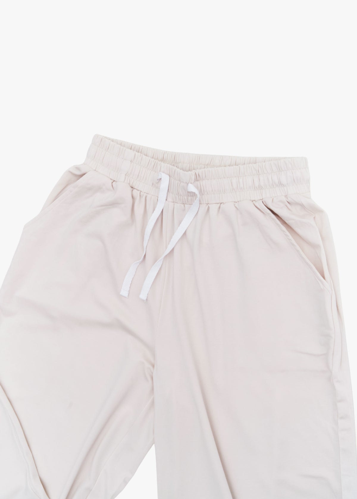 Milana Label women's lounge set in Birch, a warm neutral tone, photographed flat against a white background.