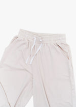 Milana Label women's lounge set in Birch, a warm neutral tone, photographed flat against a white background.