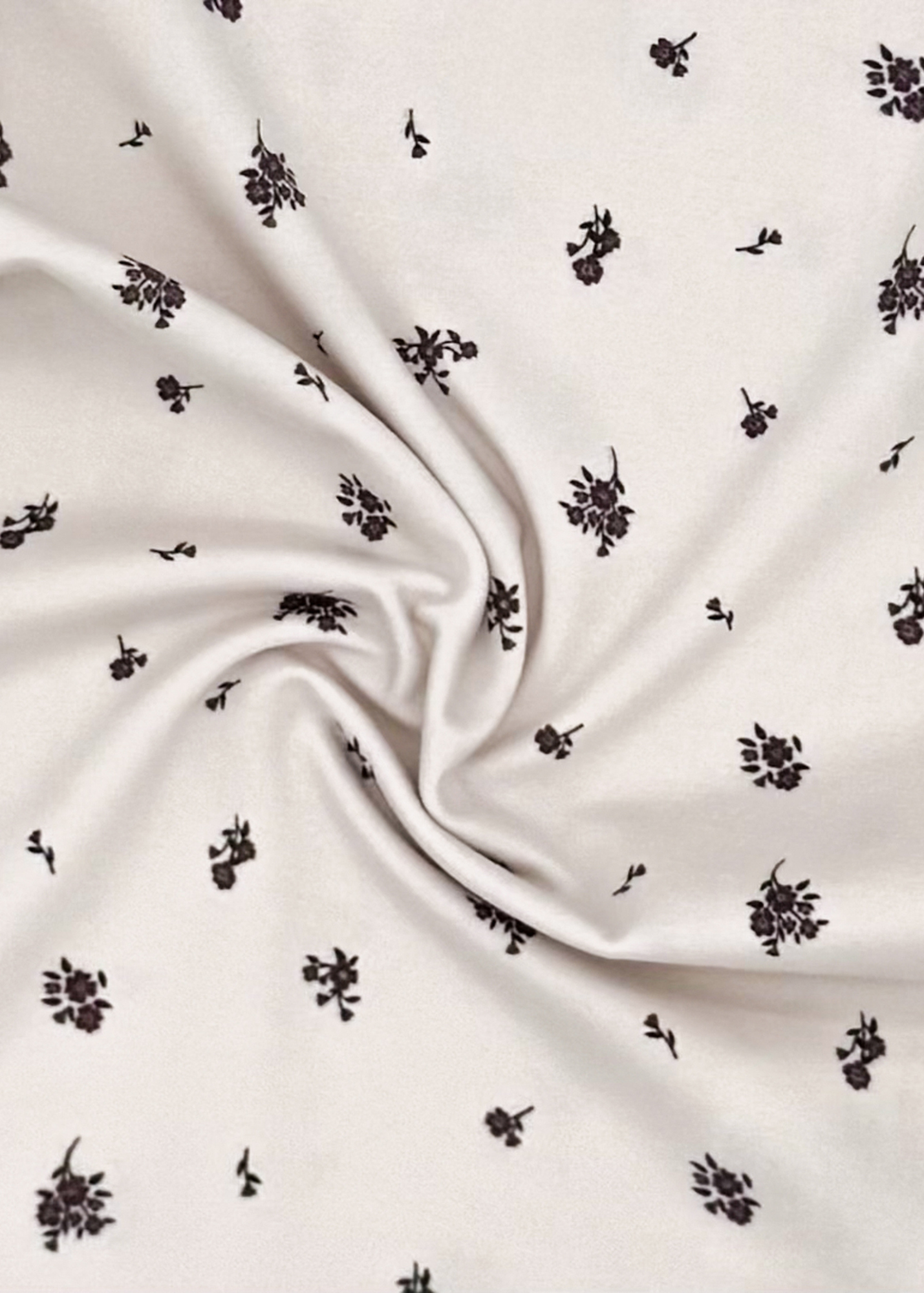 Milana Label - Birch Floral fabric close-up.