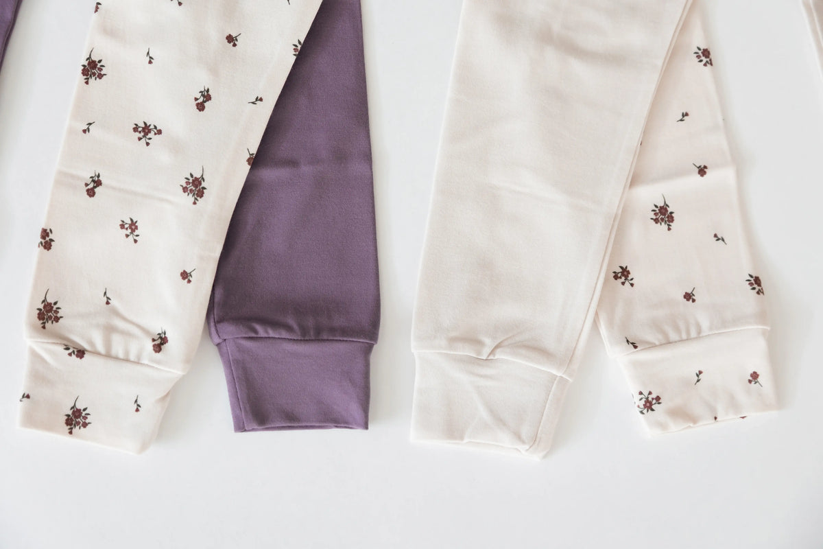 Milana Soft TENCEL pj set bottoms peaking out on a white background.
