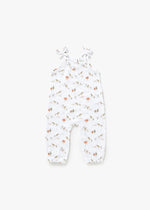 Sleeveless Bow Strap Jumpsuit | Unicorn - Mila & Co.