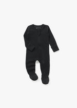 Ribbed Footie | Black - Mila & Co.