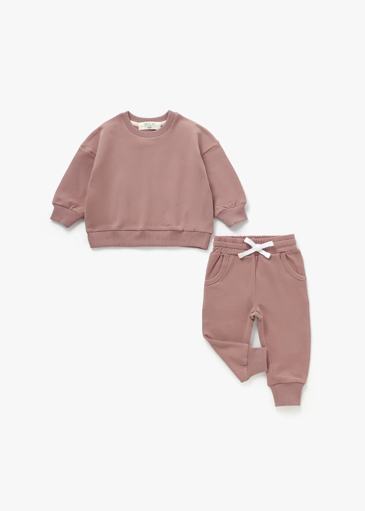 Sweatshirt & Jogger Set | Rose - Mila & Co.