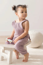 Adjustable Strap Overalls | Lilac - Mila & Co.