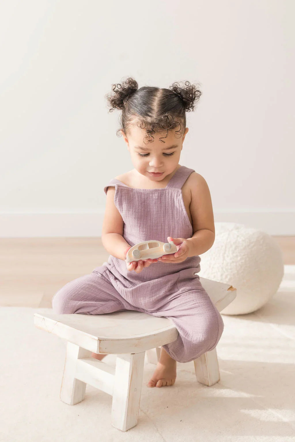 Adjustable Strap Overalls | Lilac - Mila & Co.