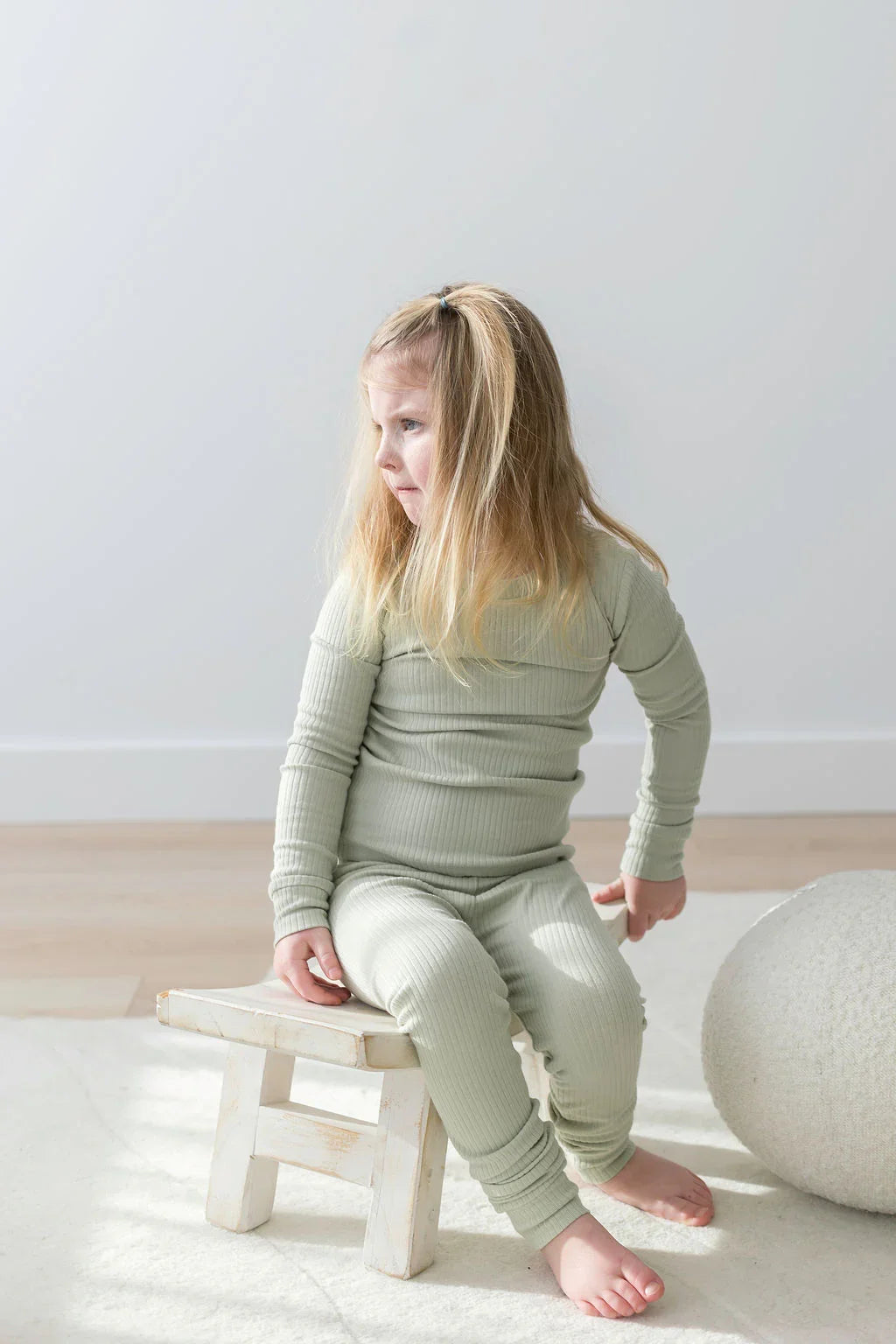 Ribbed Lounge Set | Pistachio - Mila & Co.