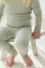 Ribbed Lounge Set | Pistachio - Mila & Co.