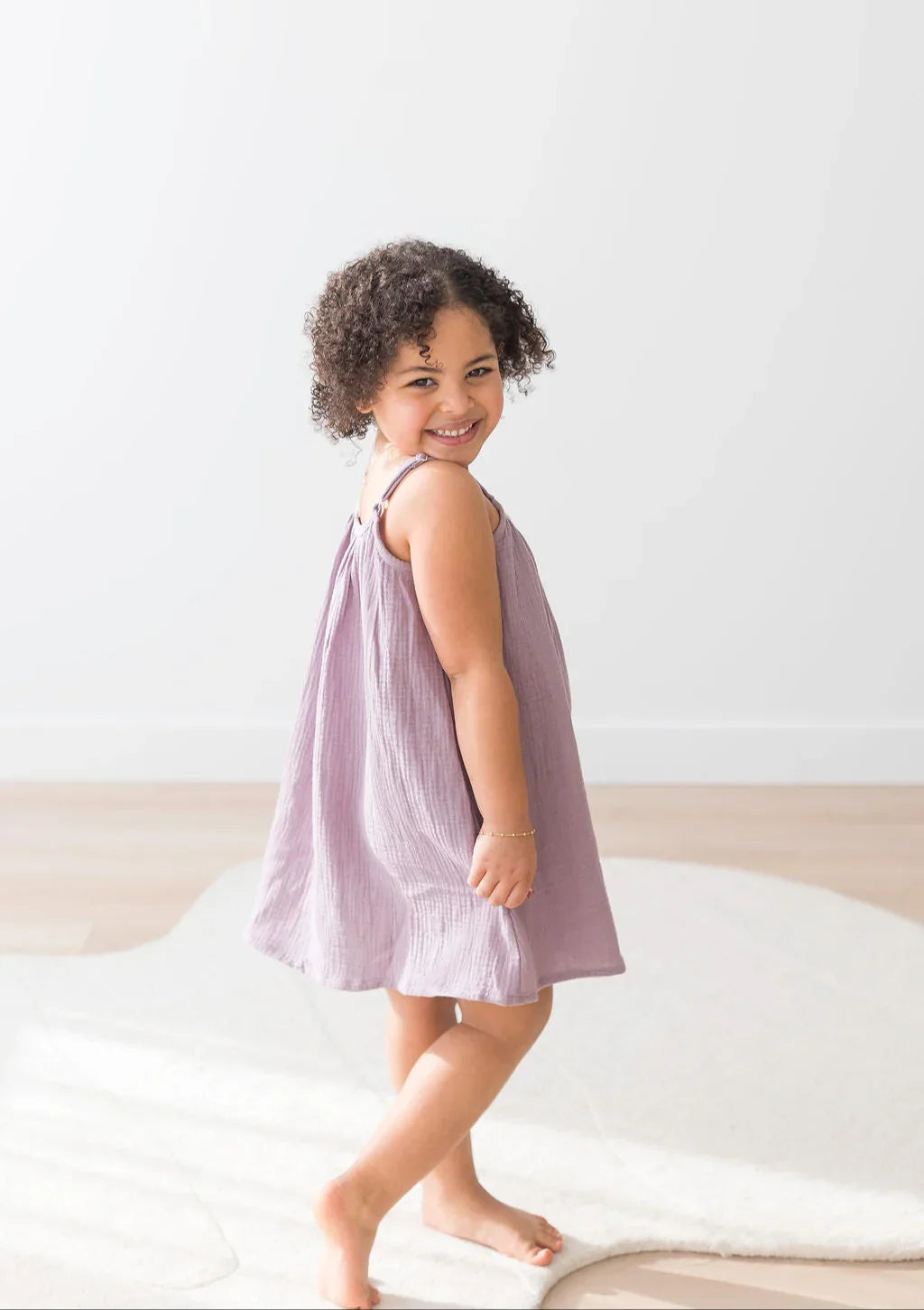 Adjustable Strap Dress | Lilac - Mila & Co.