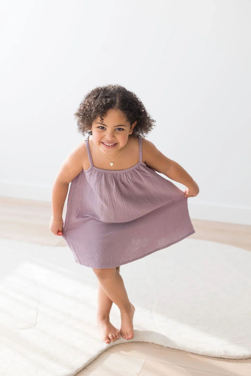 Adjustable Strap Dress | Lilac - Mila & Co.