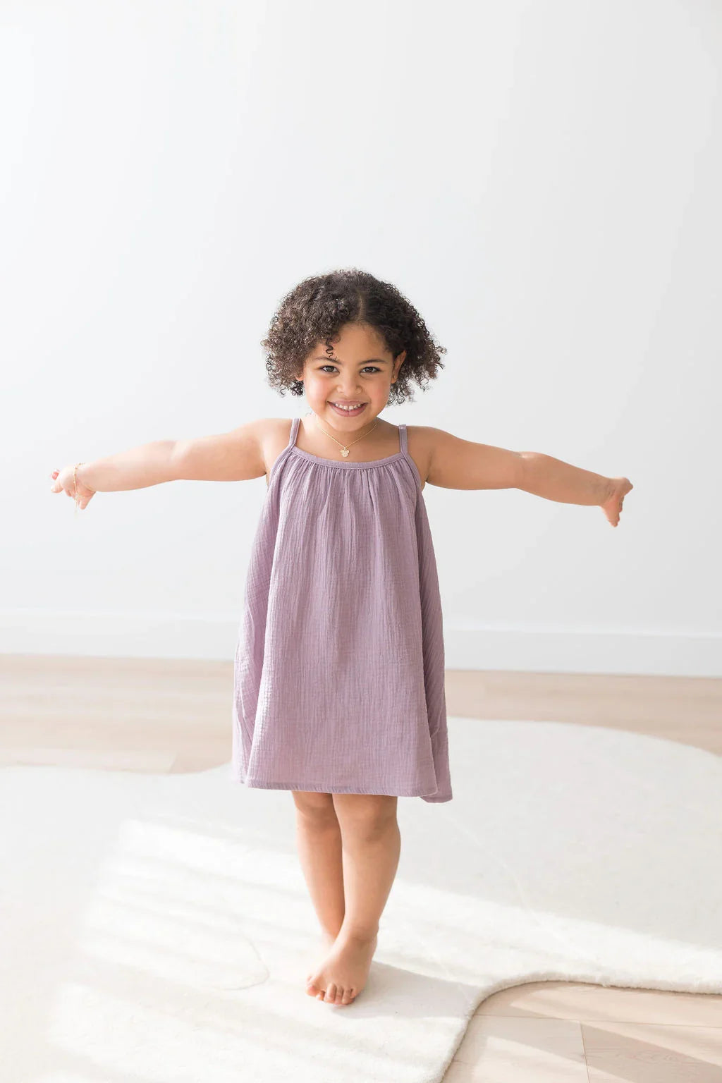 Adjustable Strap Dress | Lilac - Mila & Co.
