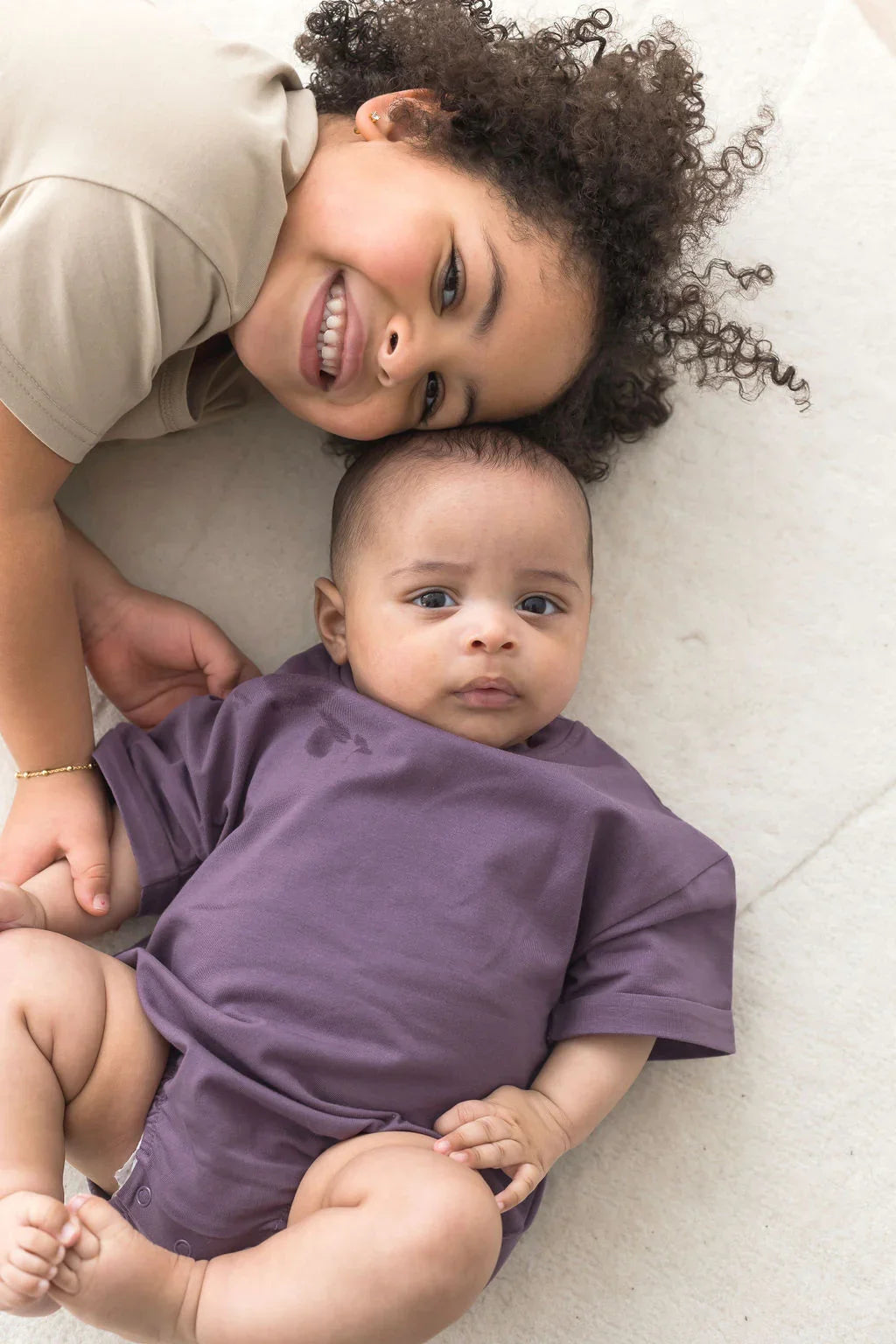 Short Sleeve Bubble Romper | Elderberry - Mila & Co.