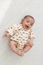 Short Sleeve Bubble Romper | Construction - Mila & Co.