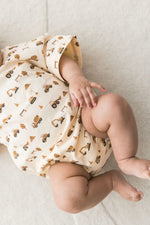 Short Sleeve Bubble Romper | Construction - Mila & Co.