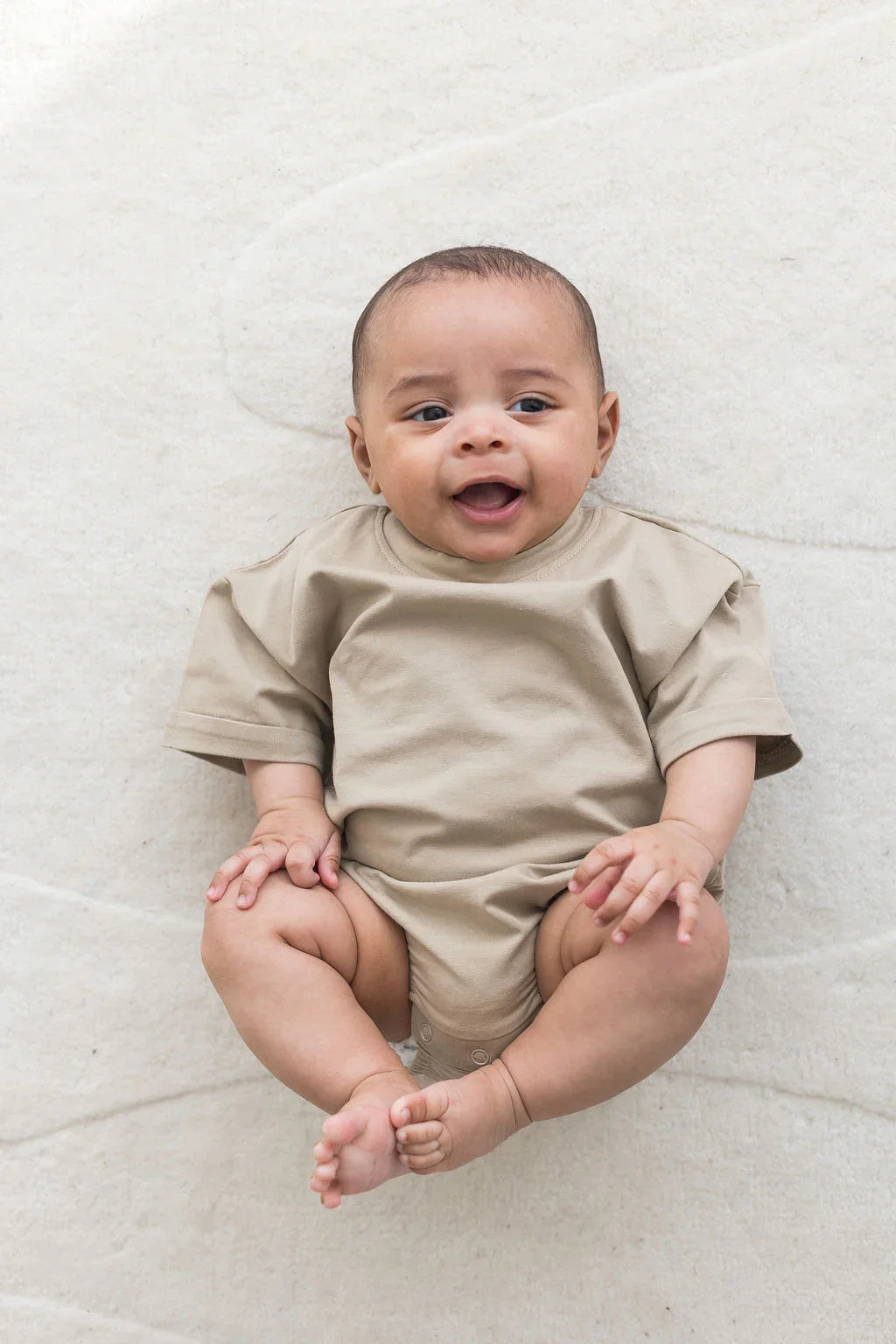 Short Sleeve Bubble Romper | Dune - Mila & Co.