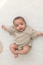 Short Sleeve Bubble Romper | Dune - Mila & Co.