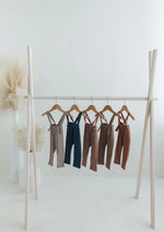 Ribbed Suspender | Cappuccino - Mila & Co.